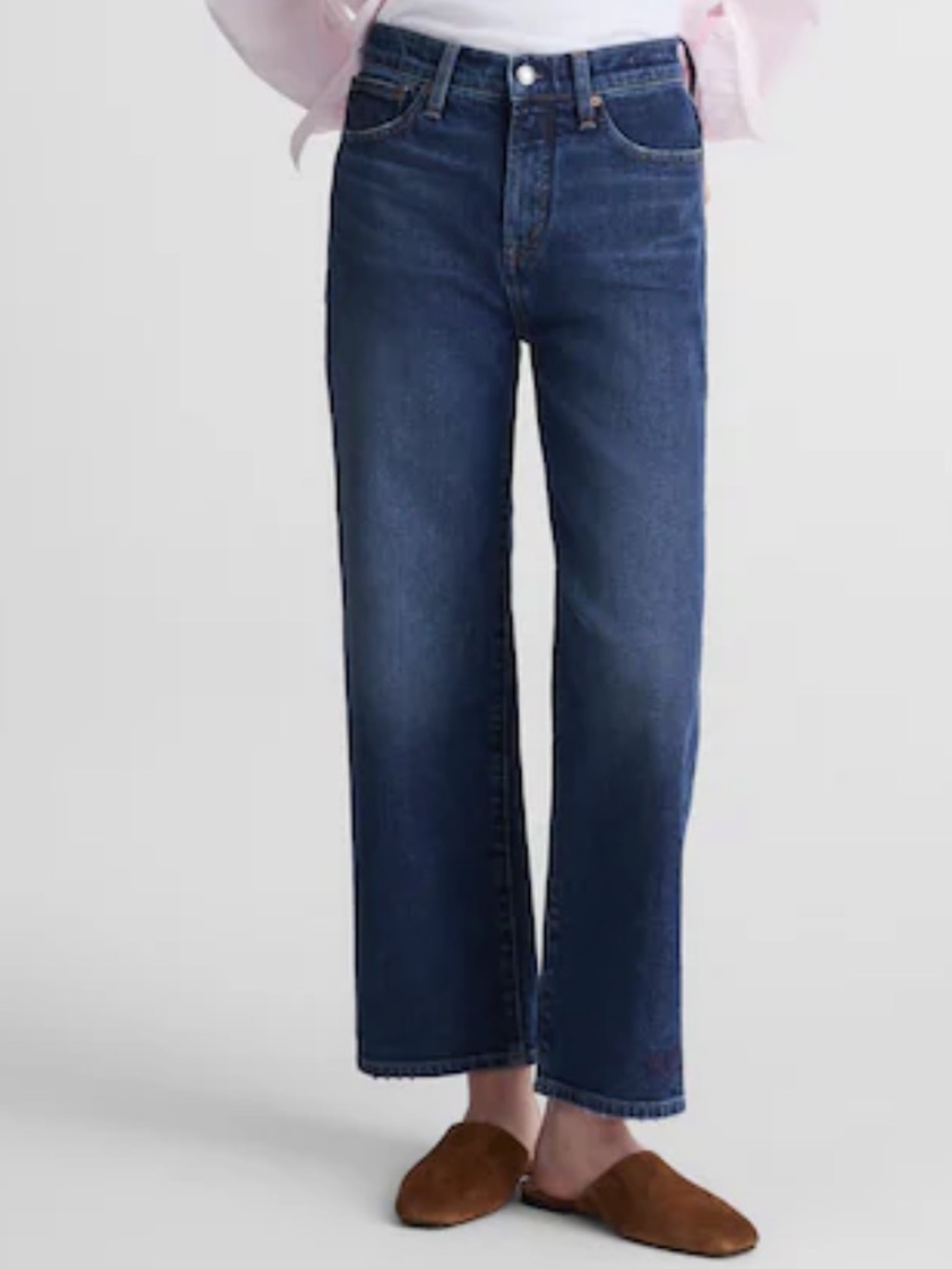 Madewell The Perfect Vintage Wide-Leg Crop Jean